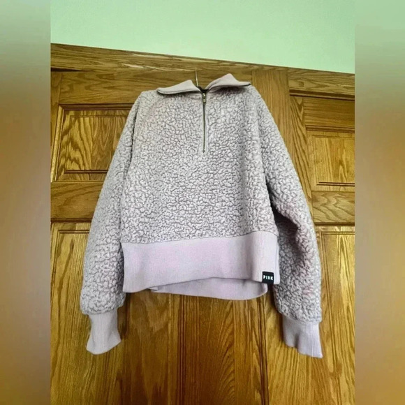 VS - Pink - Fleece - Quarter Zip - Picture 1 of 6